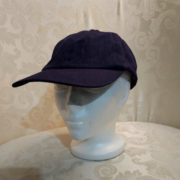 PERRY ELLIS PORTFOLIO Navy Blue Cotton Hat, One Size, New - Picture 1 of 9